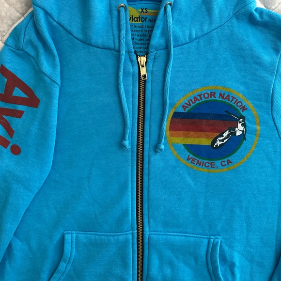 Venice Surf Zip Hoodie Sweatshirt - Picture 3 of 3